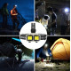Ліхтар налобний HX-816-2COB(white+red), Waterproof, 1x18650, ЗП Type-C, Box