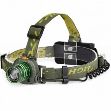 Ліхтар налобний 6616-Q5, Motion Sensor, ЗУ Type-C, 1x18650, zoom