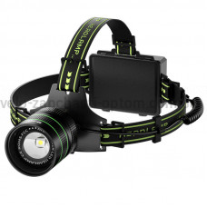 Ліхтар налобний TD-XI-TG, Motion Sensor, 3x18650, Power Bank, ЗУ Type-C, zoom, Box