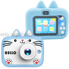 Фотоапарат дитячий X900 Cat, blue