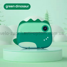 Фотоапарат дитячий з термодруком M05 GREEN DINOSAUR