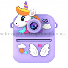 Фотоапарат дитячий миттєвого друку S11, PURPLE UNICORN