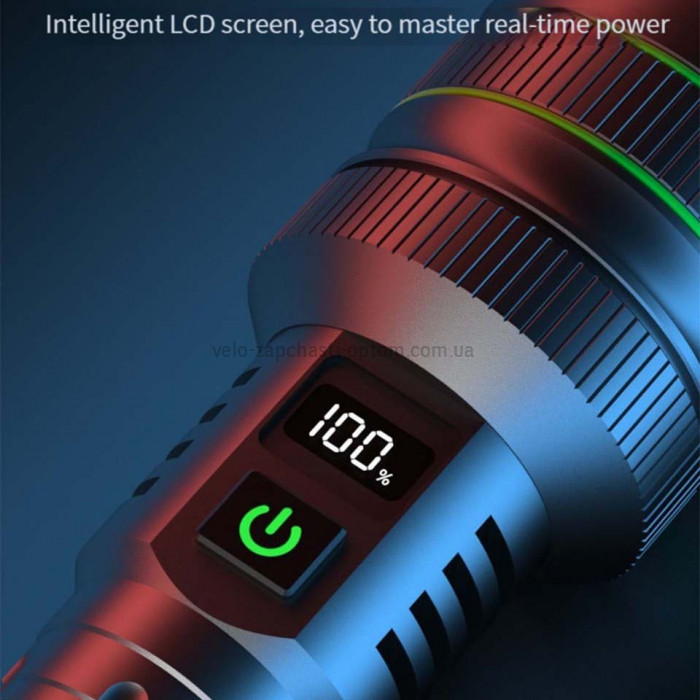 Ліхтар BL-TK-X1-TG-60W, 1x26800, Power Bank, ЗУ Type-C, zoom, Box