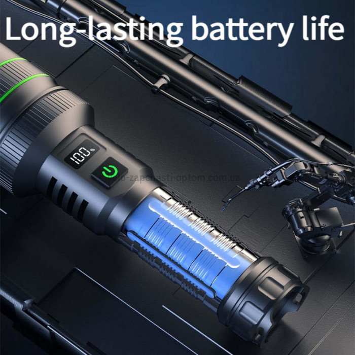Ліхтар BL-TK-X1-TG-60W, 1x26800, Power Bank, ЗУ Type-C, zoom, Box