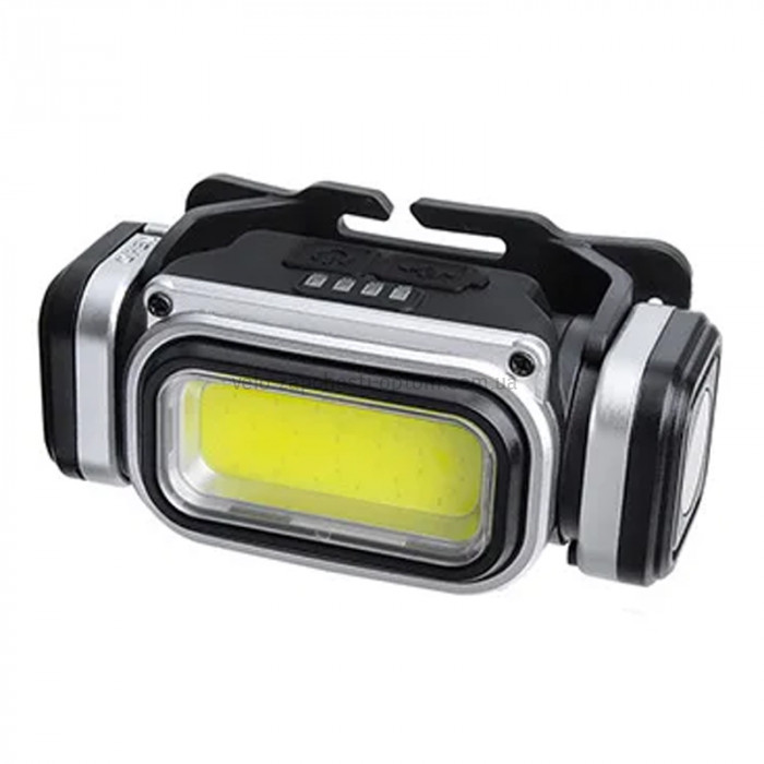 Ліхтар налобний HX-T80-COB(White+Red), Waterproof, 1x18650, ЗУ Type-C, магніт, Box