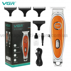 Триммер VGR V-263 ORANGE, 3 насадки, LED display