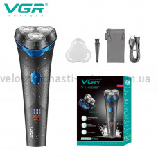Електробритва VGR V-314, роторна, IPX6, LED display