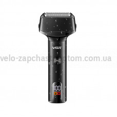 Електробритва VGR V-371 шейвер, потрійне лезо, IPX5, LED display