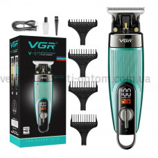 Триммер VGR V-975 GREEN, 4 насадки, LED display