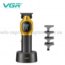 Триммер  VGR V-886T GOLD, 4 насадки, LED display, 8000RPM