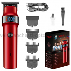 Тример VGR V-987 RED, 3 насадки, LED display