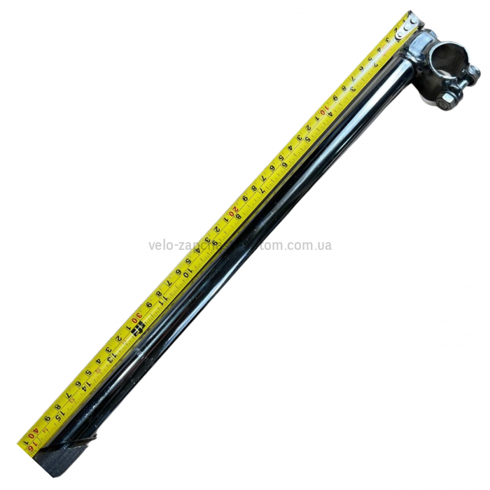 Винос керма високий 40 см (Ø22.2 мм) — Подовжений шток для велосипедів ХВЗ, Україна, Мінськ (Хром)
