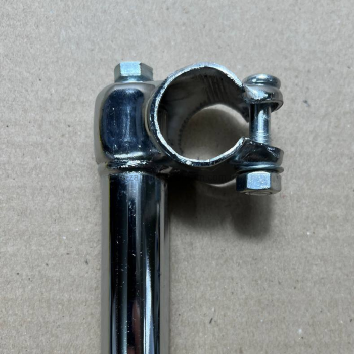 Винос керма високий 40 см (Ø22.2 мм) — Подовжений шток для велосипедів ХВЗ, Україна, Мінськ (Хром)