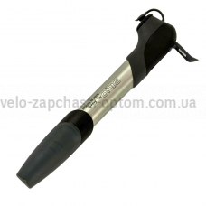 Компактний телескопічний велонасос GIYO GP-96A сірий (Алюміній, 8 барів, Presta/Schrader) з кріпленням на раму