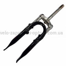 Амортизаційна вилка 20 дюймів MX STONE чорна  Різьбова 1" 25.4 мм), під V-Brake