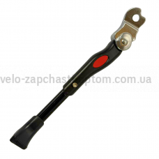 Універсальна велосипедна підніжка на задню вісь 24"-28" (Телескопічна, під гайку) Алюмінієва чорна