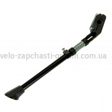 Універсальна велосипедна підніжка на перо з пружиною 2 болти 26"-28" Алюмінієва Чорна