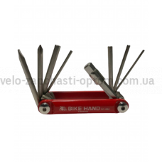 Мультитул YC-262 червоний набір шестигранників BikeHand