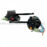 Блоки кнопок керма (пульти) Alpha ON/OFF у зборі з важелями та проведенням з фішкою Комплект (лівий + правий)