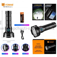 Ліхтар YEMAO YM-F99-9 9P35, 1x32850, Power Bank, ЗУ Type-C
