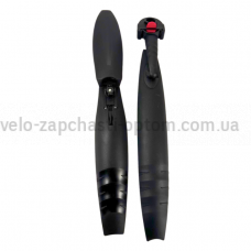 Комплект крил HUASION 20"-26" H-N07A + H-N07 Швидкознімні велосипедні крила під консольне кріплення, чорні не ламаються