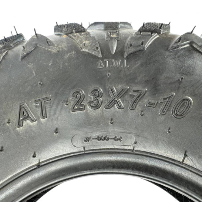 Покришка для квадроцикла AT23x7-10 TL KAMA JK-600 (36F, 4PR, 2026 рік, під обід RIM 5.5x10) Посилена безкамерна шина для ATV