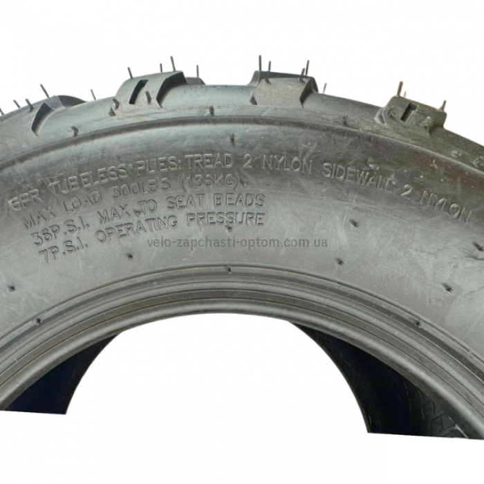 Покришка для квадроцикла AT20x10-10 TL KAMA JK-698 (39F, 6PR, під обід RIM 10x8.0) Посилена безкамерна грязьова шина для ATV