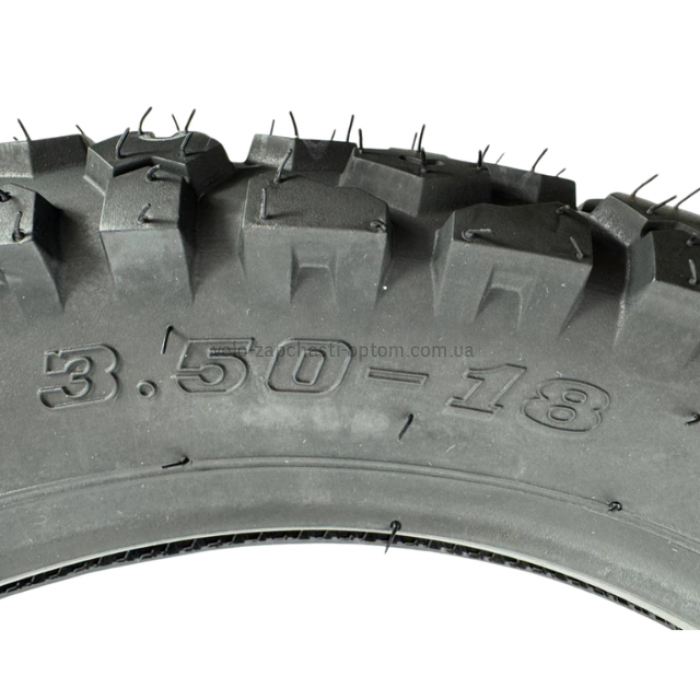 Покришка мопеда / мотоцикла 3.50-18 TT KAMA 093 (62L, 8PR, під обід RIM 2.15) Посилена позашляхова шина (ендуро / крос)