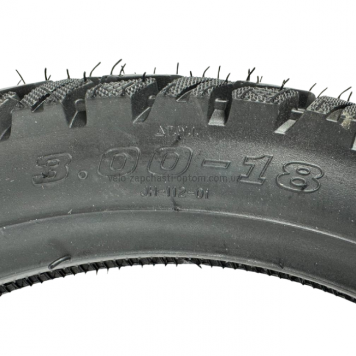 Покришка мопеда / мотоцикла 3.00-18 M/C TT KAMA JH-112 (55P, 8PR, 2026 рік) Посилена позашляхова шина (ендуро / крос)