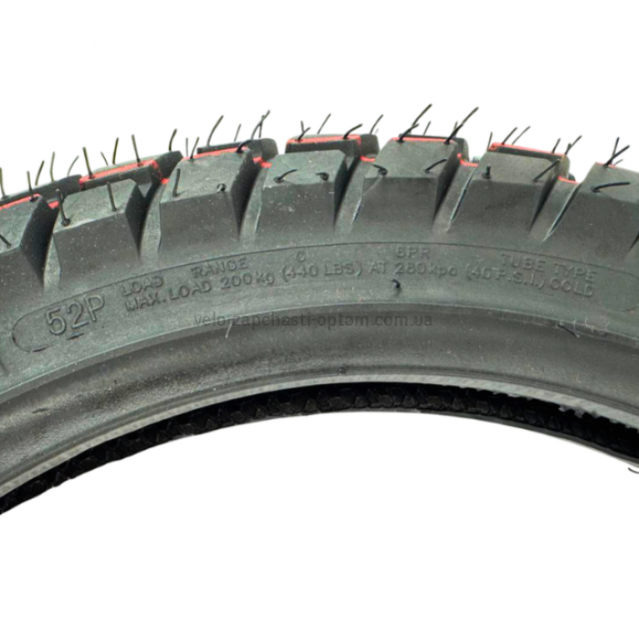Покришка мопеда / мотоцикла 3.00-18 M/C 728 TT KAMA (52P, 6PR, під обід RIM 1.85x18) Посилена універсальна шина ендуро