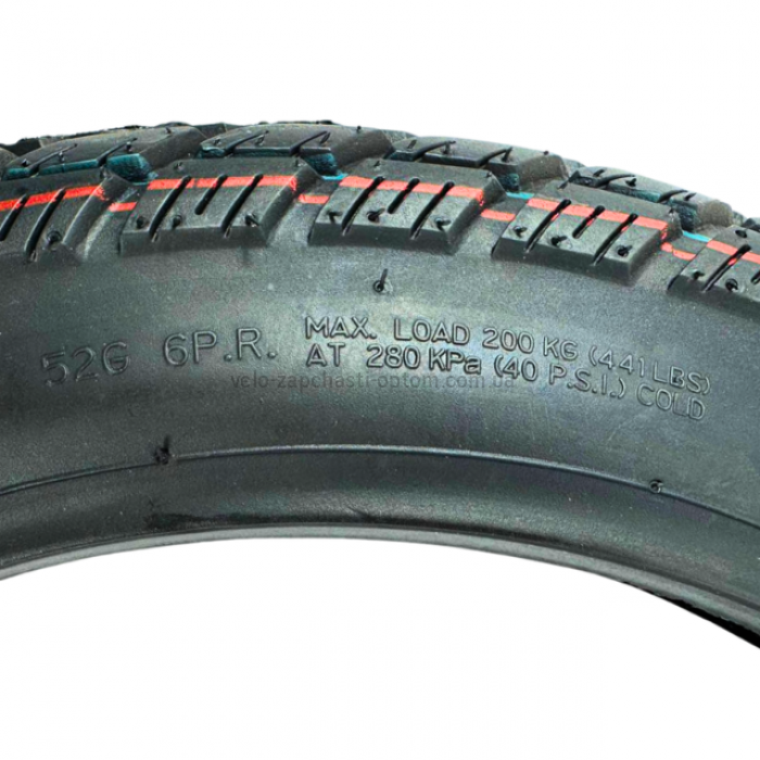 Покришка мопеда / мотоцикла 3.00-18 M/C FH238A TT KAMA (52G, 6PR, під обід RIM 1.85x18) Посилена універсальна шина ендуро
