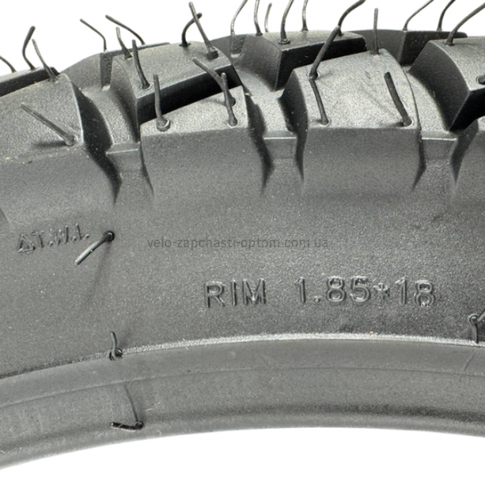 Покришка мопеда / мотоцикла 3.00-18 M/C TT KAMA 807 (55P, 6PR, під обід RIM 1.85x18) Посилена універсальна шина эндуро