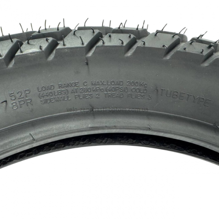 Покришка мопеда / мотоцикла 3.00-18 M/C XY-2501A TT KAMA (52P, 8PR, під обід RIM 1.85) Посилена універсальна шина ендуро