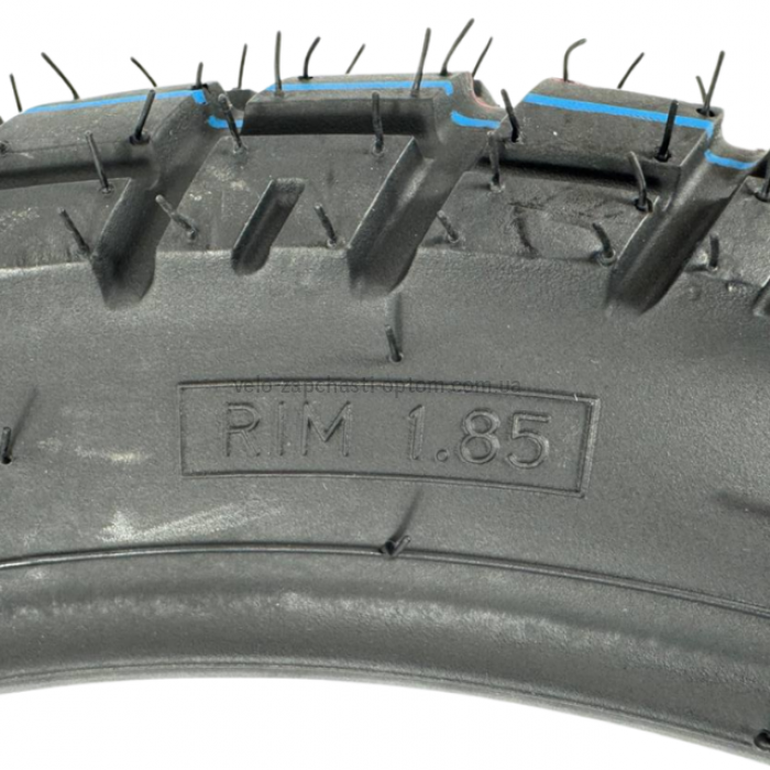 Покришка мопеда / мотоцикла 2.75-17 TT KAMA JH-83-01 (47L, 6PR, під обід RIM 1.85) Посилена універсальна шина ендуро
