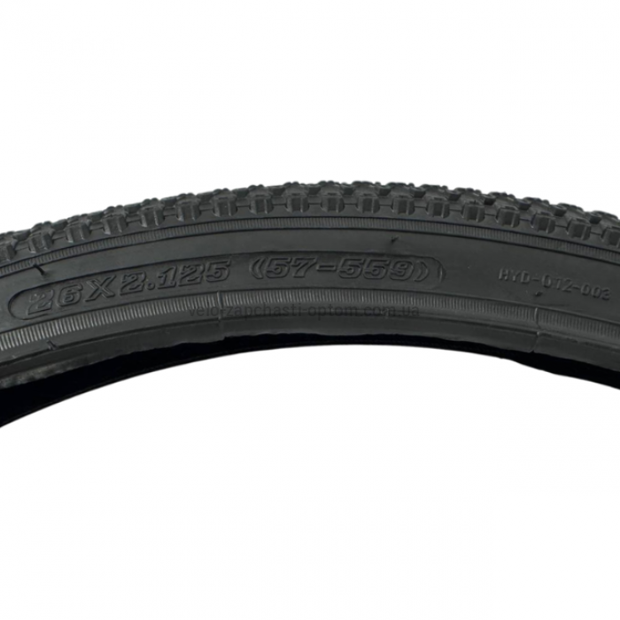 Велосипедна покришка 26" x 2.125 (57-559) KAMA HUD-012 Універсальна шина для гірських та міських велосипедів