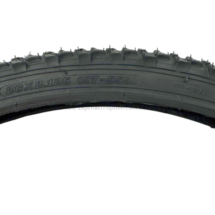Велосипедна покришка 26" x 2.125 (57-559) KAMA HUD-011 Позашляхова шина для гірських велосипедів (MTB), шипована
