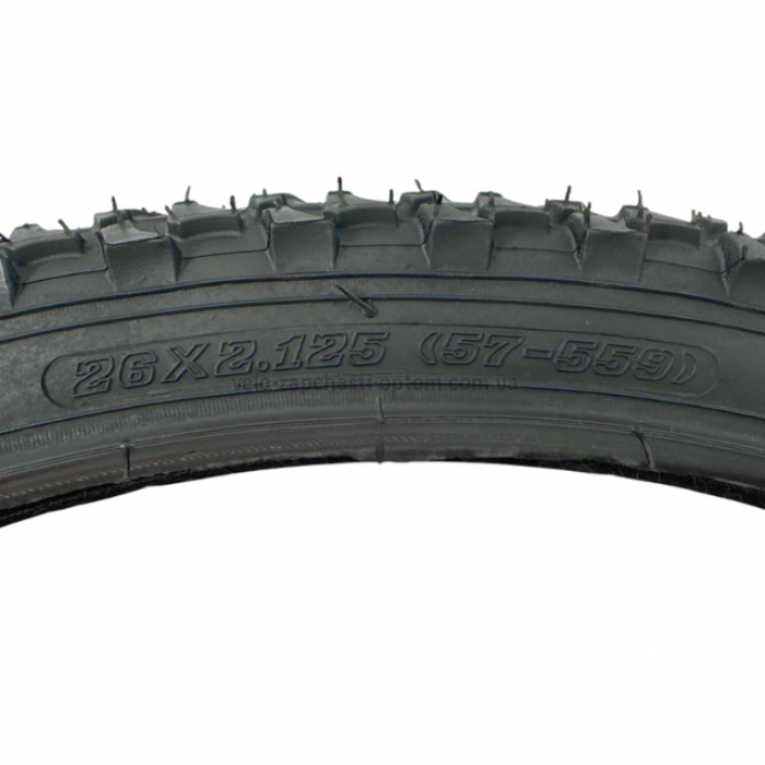Велосипедна покришка 26" x 2.125 (57-559) KAMA HUD-011 Позашляхова шина для гірських велосипедів (MTB), шипована