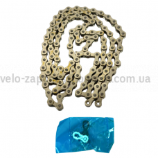 Ланцюг велосипедний KMC Z30 (Z-6) 1/2"x3/32" (116 ланок) з замком 5/6 швидкостей сіра