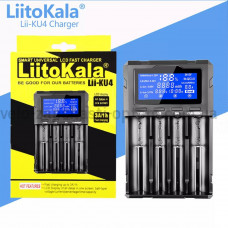 Зарядний пристрій для акумуляторів LiitoKala Lii-KU4, 18650/ 26650/ 21700/ 32650/ 20700/ 21700/ 16340