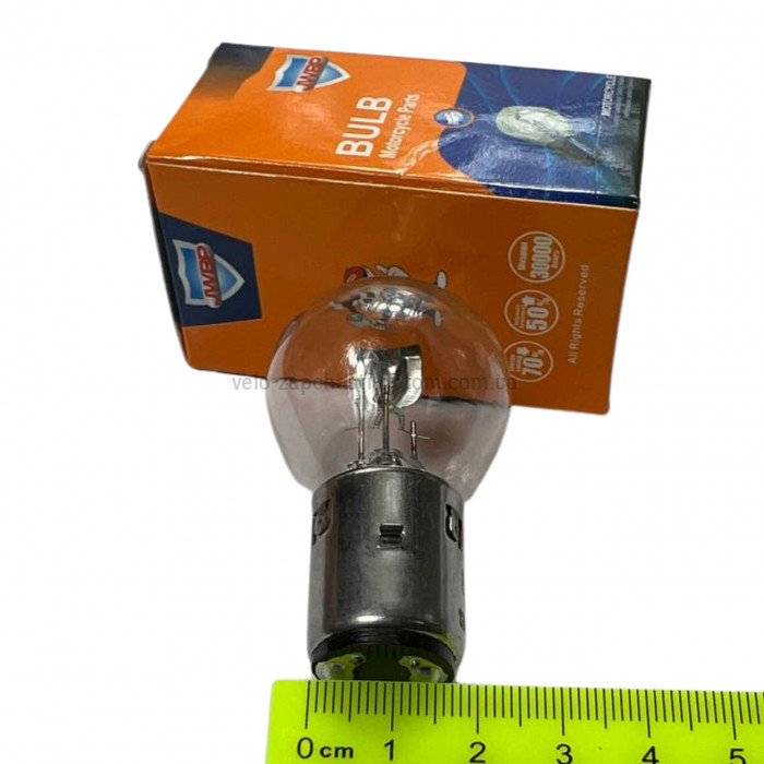 Лампа фари груша BA20D 12 V 35 W JWBP