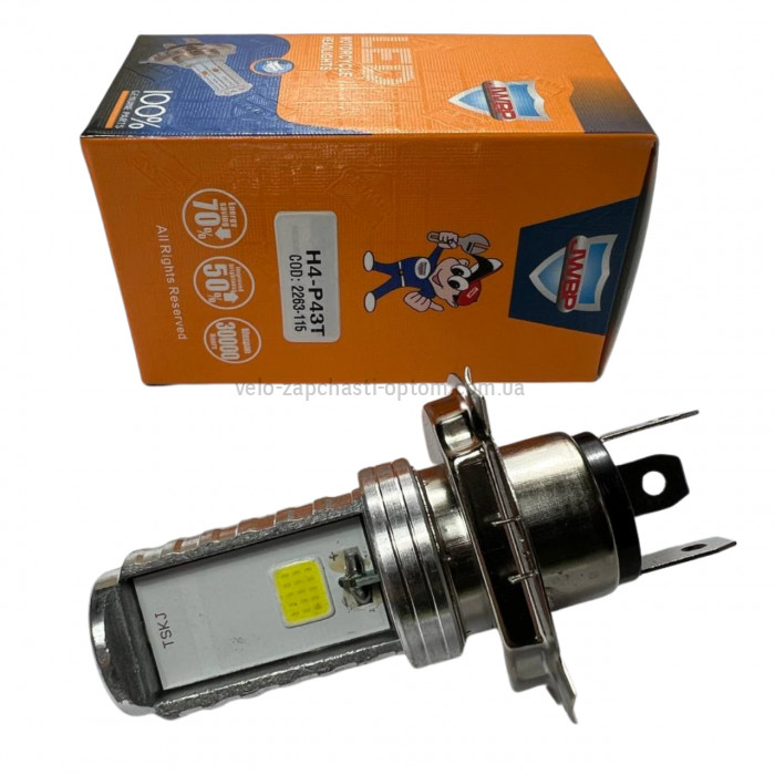 Лампа фари LED H4 P43 JWBP