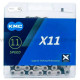 Ланцюг X11 хром/чорний 118 ланок KMC