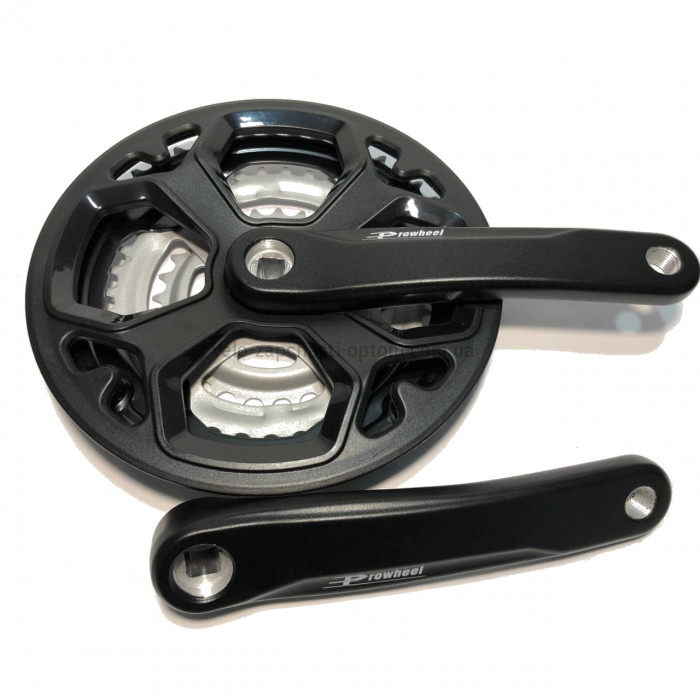 Шатуни CQ-15 у зірок 48-38-28 довжина 170 мм Prowheel