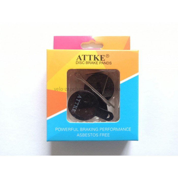 Колодки дискові 103 велосипедні Attke