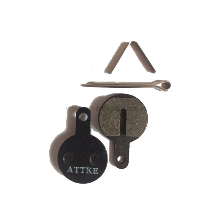 Колодки дискові 103 велосипедні Attke
