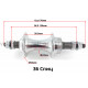Втулка задня 36 спиць V-Brake хром довжина 170 мм Assess