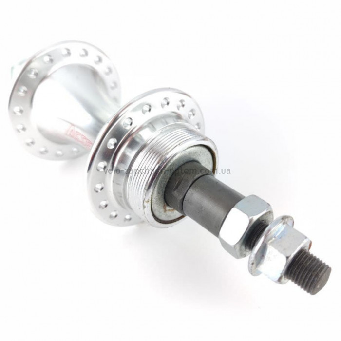 Втулка задня 36 спиць V-Brake хром довжина 170 мм Assess