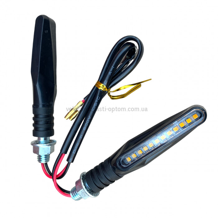 Поворот тонкий LED бігаючий жовтий сигнал повороту JWBP