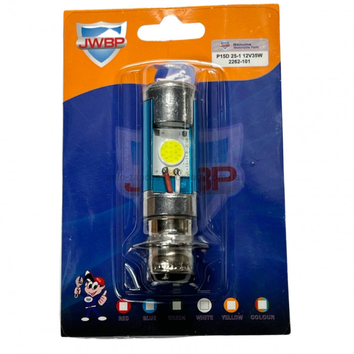 Лампа фари LED P15D 25-1 12V 35W JWBP