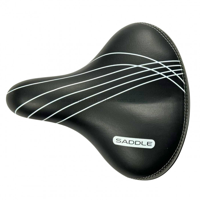 Сідло широке з білими смугами SADDLE